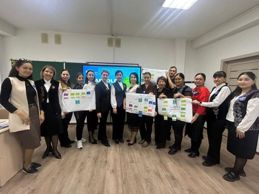 Тәжірибе алмасу: Педагогикалық шеберліктің озық мектебі іс жүзінде!