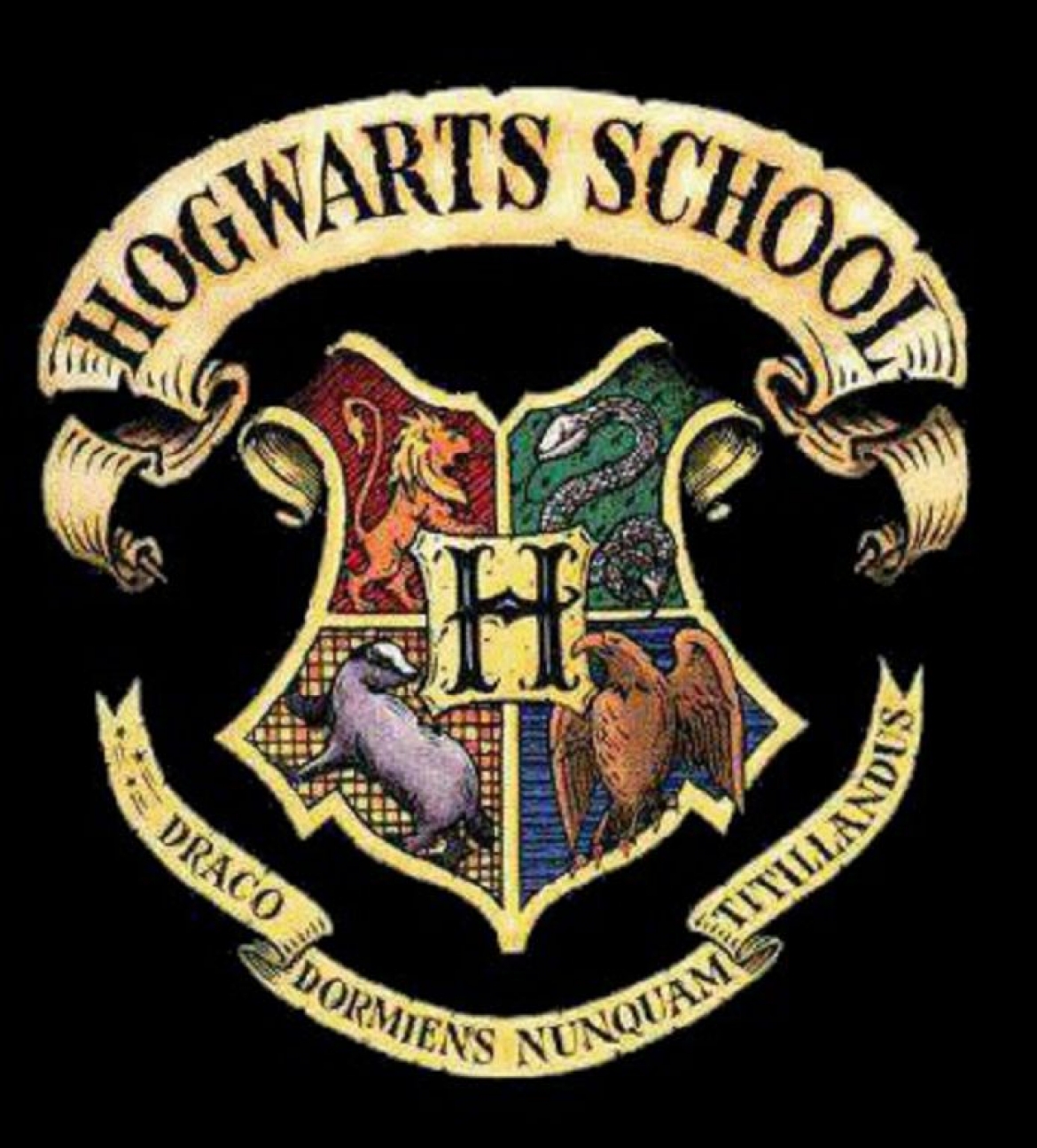 Эмблема Хогвартса из Гарри Поттера