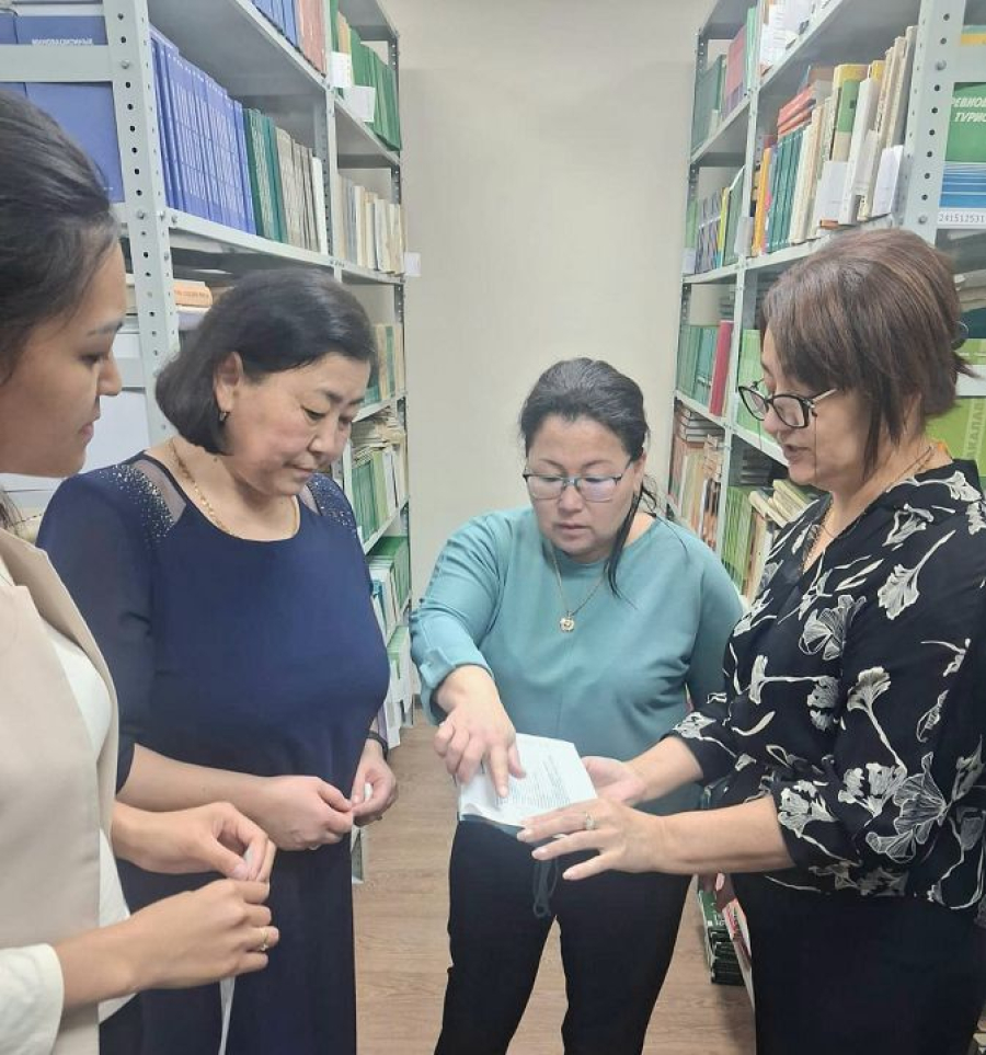 Кітапхана қорының жай-күйі мен сақталуын тексеру бойынша  ішкі бақылау жүргізу қорытындылары